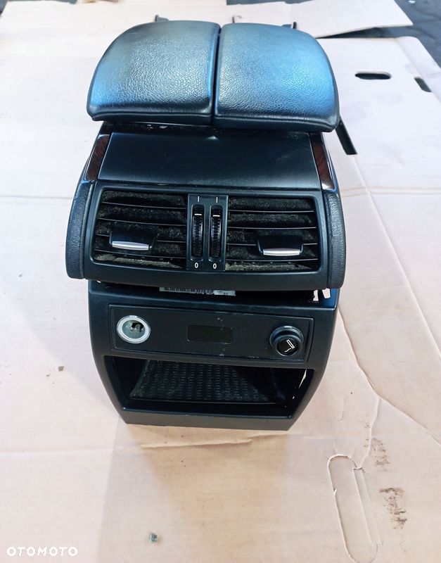 BMW X5 E70 TUNEL ŚRODKOWY PODŁOKIETNIK SKÓRA EUROPA - 7