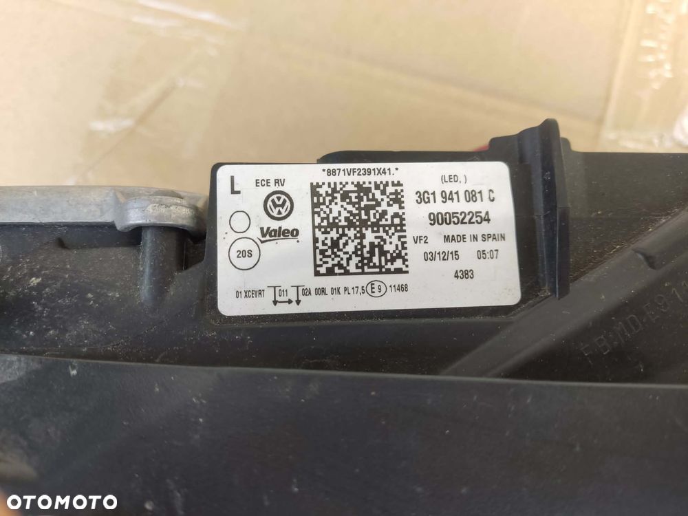 Lampa volkswagen Passat B8 - led lewa - 3