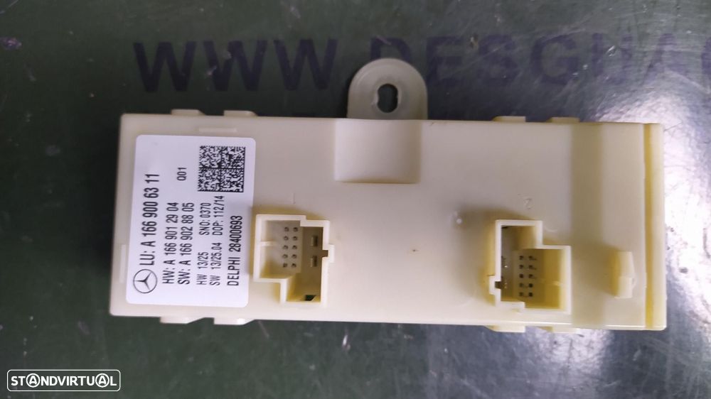 MÓDULO ELETRÓNICO MERCEDES-BENZ CLASE ML BM 166 - 1
