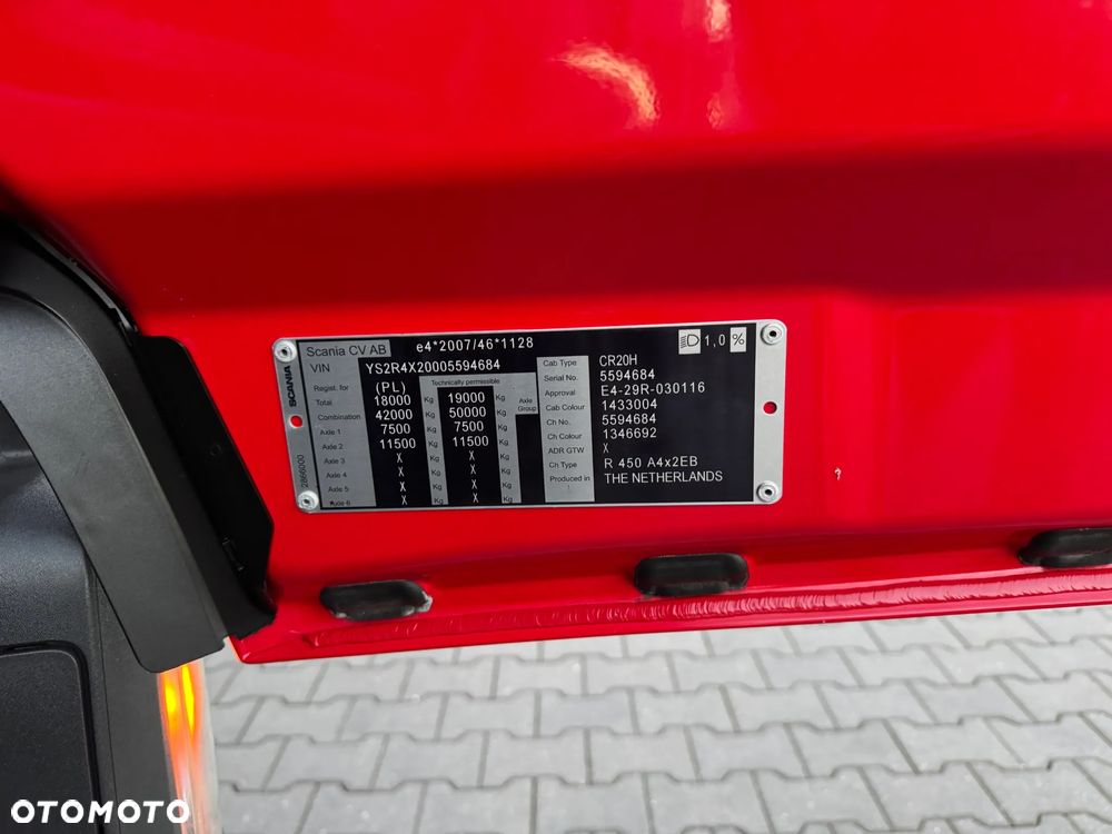 Scania R450 4x2 LovDeck Mega, RETARDER, 100 % BEZWYPADKOWA, SERWISOWANA, 2020 ROK, KRAJOWA - 37