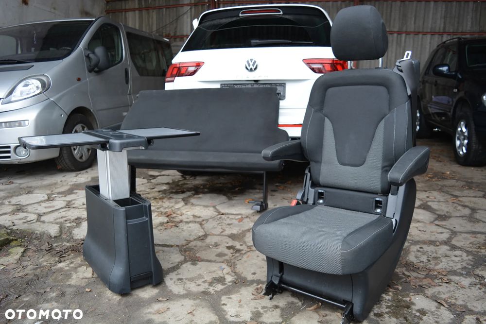 STOLIK Rozkładany Łóżko Fotel Pojedynczy Mercedes 447 V Klasa VIANO - 9