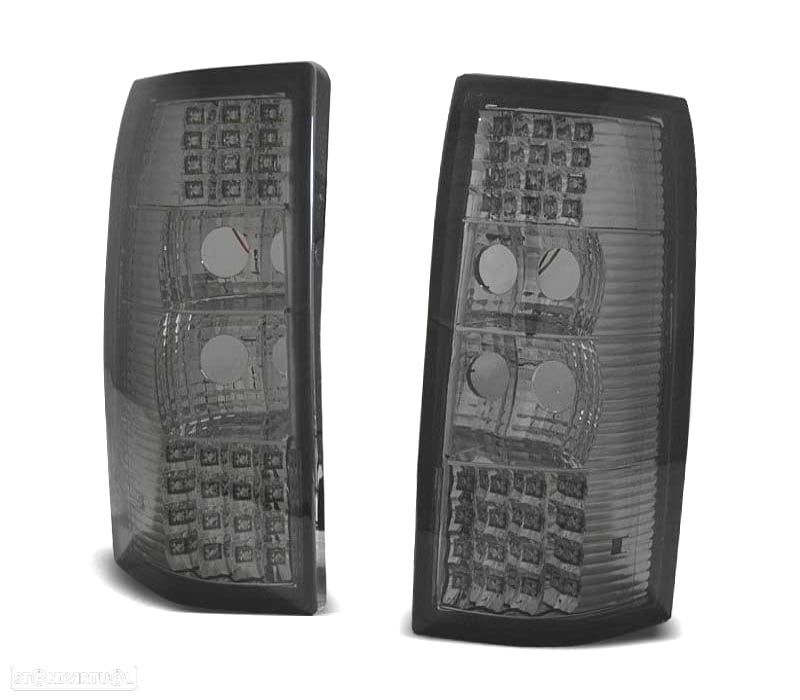 FAROLINS TRASEIROS LED OPEL OMEGA B CARAVAN 94-99 PRETO - 1