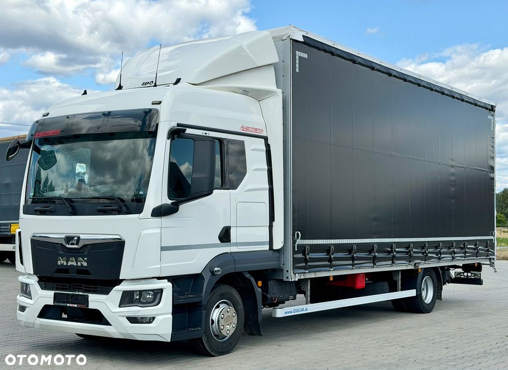 MAN TGL 12.250 / FIRANKA / 18 EUROPALET / AUTOMAT / SYPIALKA / DWA ŁÓŻKA / 2021 ROK / SPROWADZONY - 1