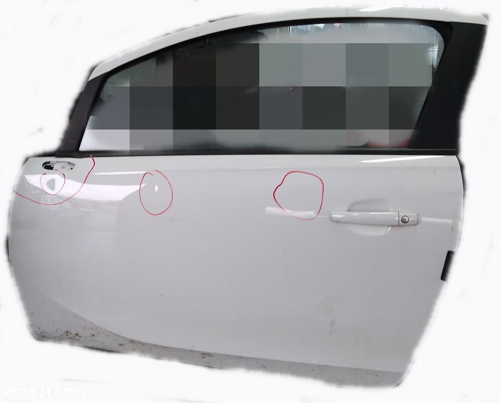 OPEL CORSA E DRZWI LEWE PRZEDNIE PRZÓD KOMPLETNE 3D Z40R - 7