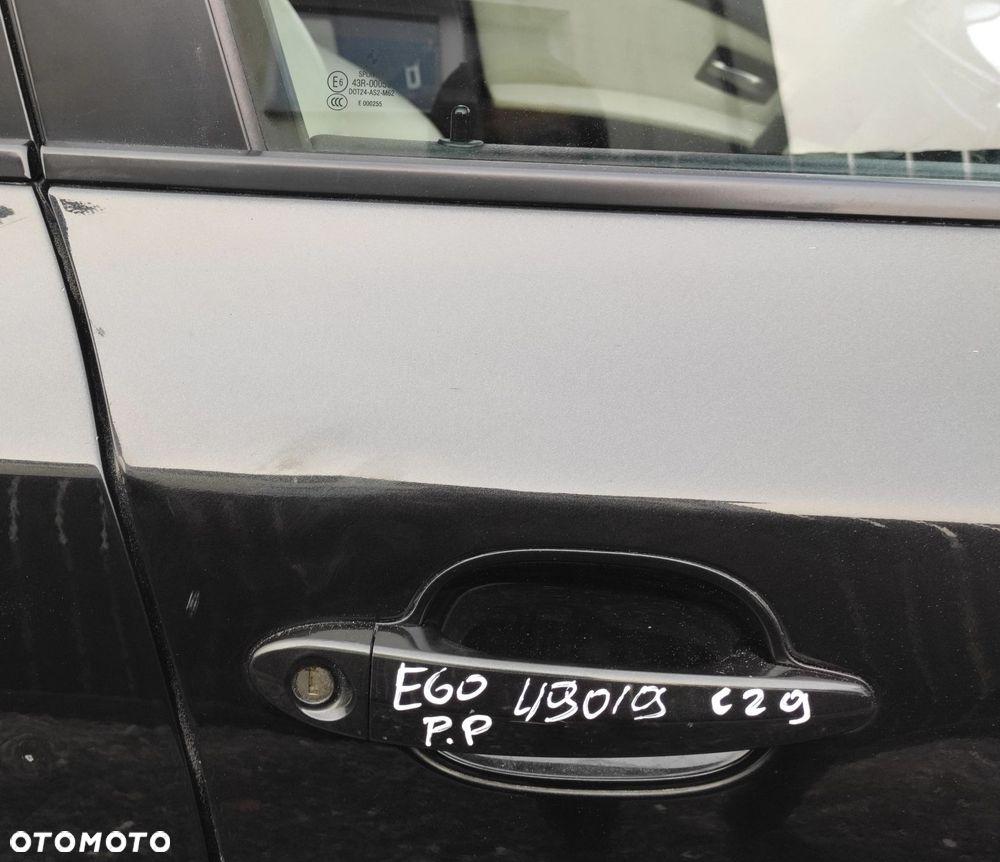 DRZWI PRAWY PRZÓD PRZEDNIE BMW E60 E61 490 DIOPSIDSCHWARZ METALIC - 2