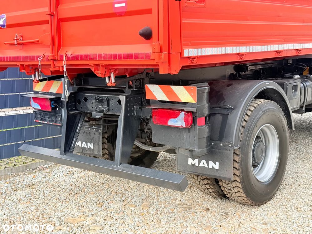 MAN * TGM 18-280 MAN 4x4 HDS Palfinger PK10500 * Kiper Wywrotka * Bardzo Dobry Stan - 34