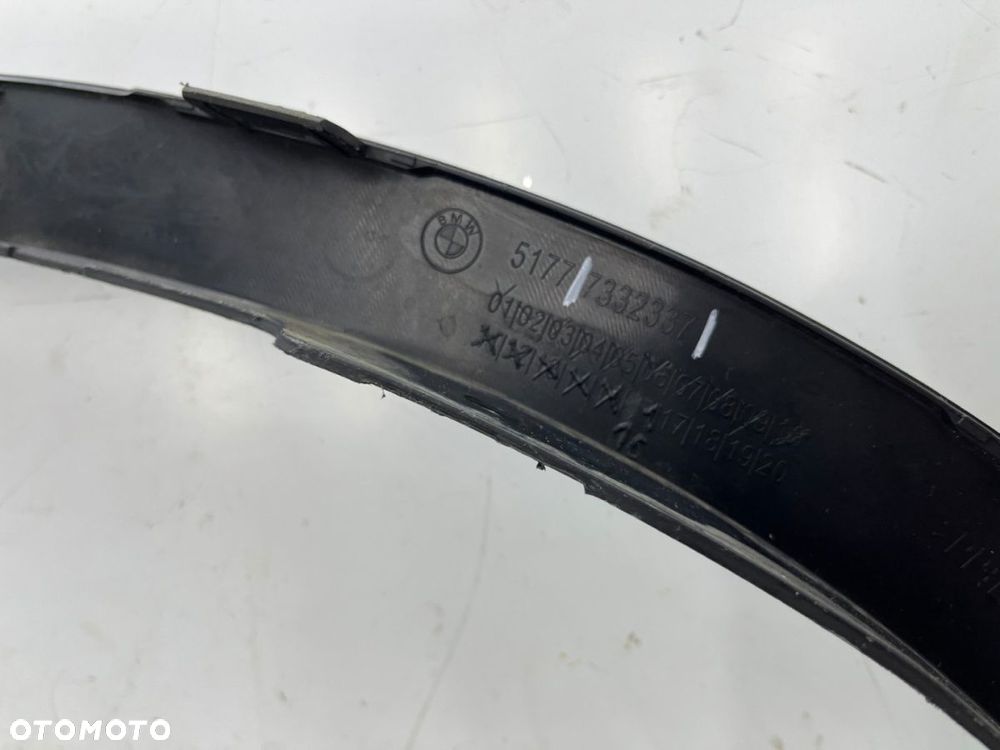 Listwa BMW X1 F48 15-22r. lewy przedni rant nadkola błotnika zderzaka nakładka lewy przód 7332337 - 14