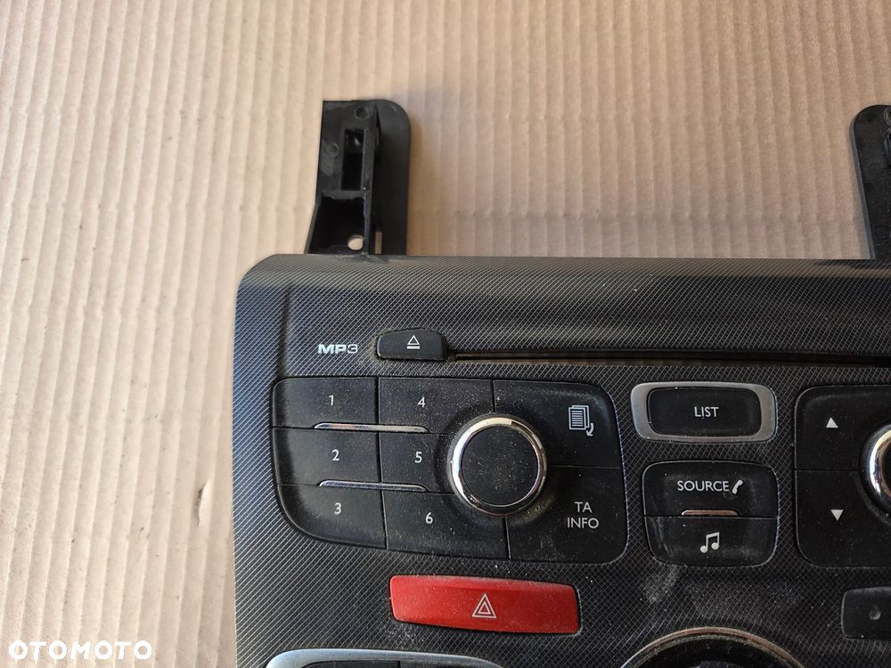 Panel sterownia klimatyzacja radiem Citroen C4 II B7 - 5