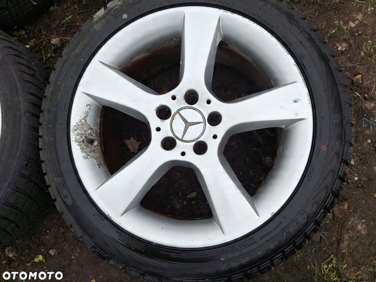 MERCEDES W204 W203 KOŁA 17 FELGI ALUMINIOWE A2034013302 7,5Jx17 ET36 5x112 - 2