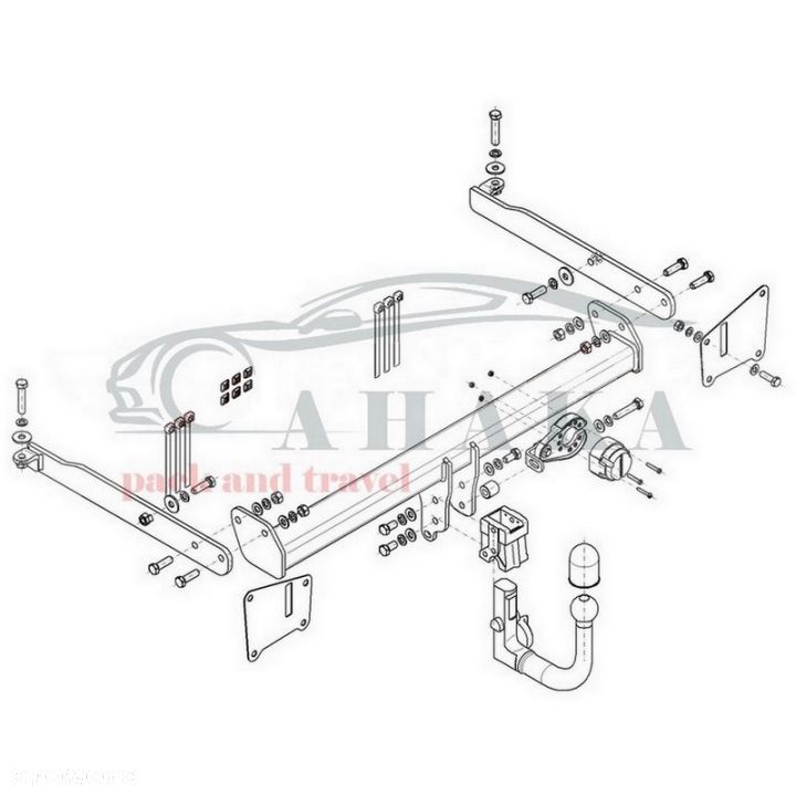 Hak Holowniczy Wypinany Automat Do Audi A6 C8 Avant Kombi Od 2018 - 2