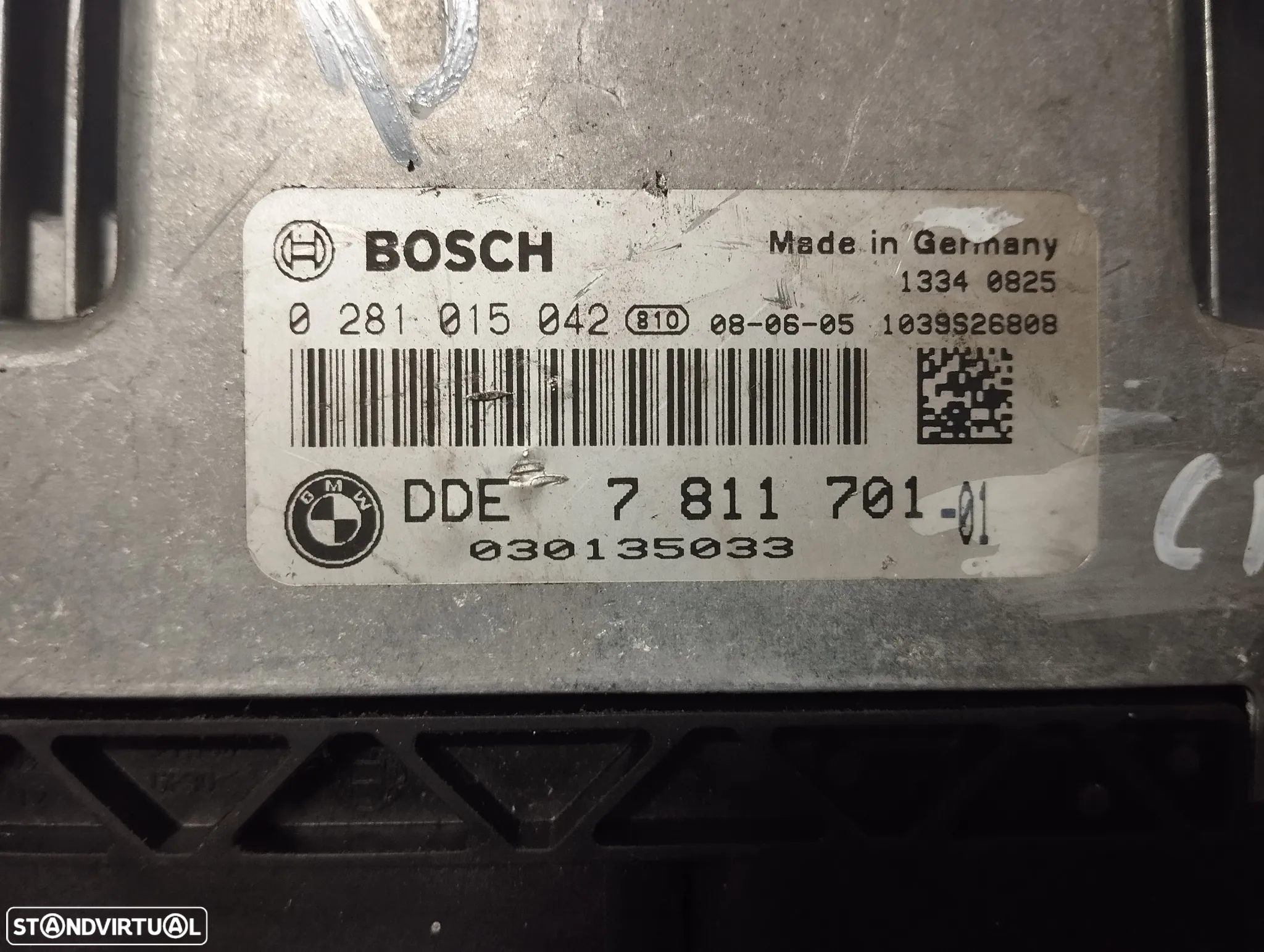 UNIDADE / CENTRALINA DO MOTOR BMW E90 E87 E81 E91 118D 318D  0281015042 7811701 - 4
