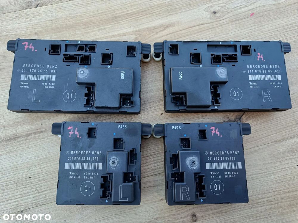 MERCEDES W211 MODUŁ DRZWI LEWY LEWYCH A2118702585 - 1
