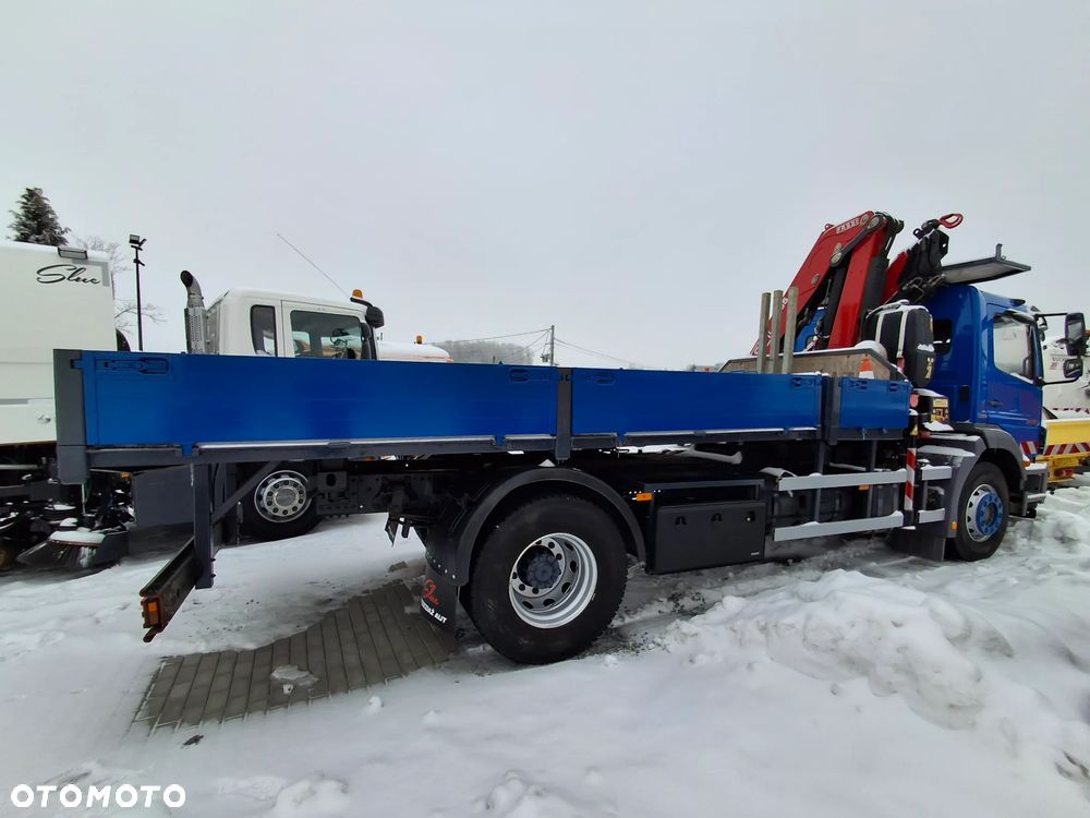Mercedes-Benz Axor 1933 HDS FASSI F135 17 Metrów Żuraw Skrzynia Siodło Zawieszenie Resor 2010r Sprowadzony Przyczepa Do Przewozu Transportu Zbrojenia Zestaw Ciekawa Konfiguracja Niski Przebieg - 11