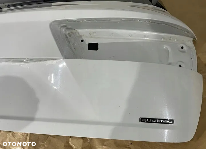 Audi Q7 4M klapa tył tylna biała - 6
