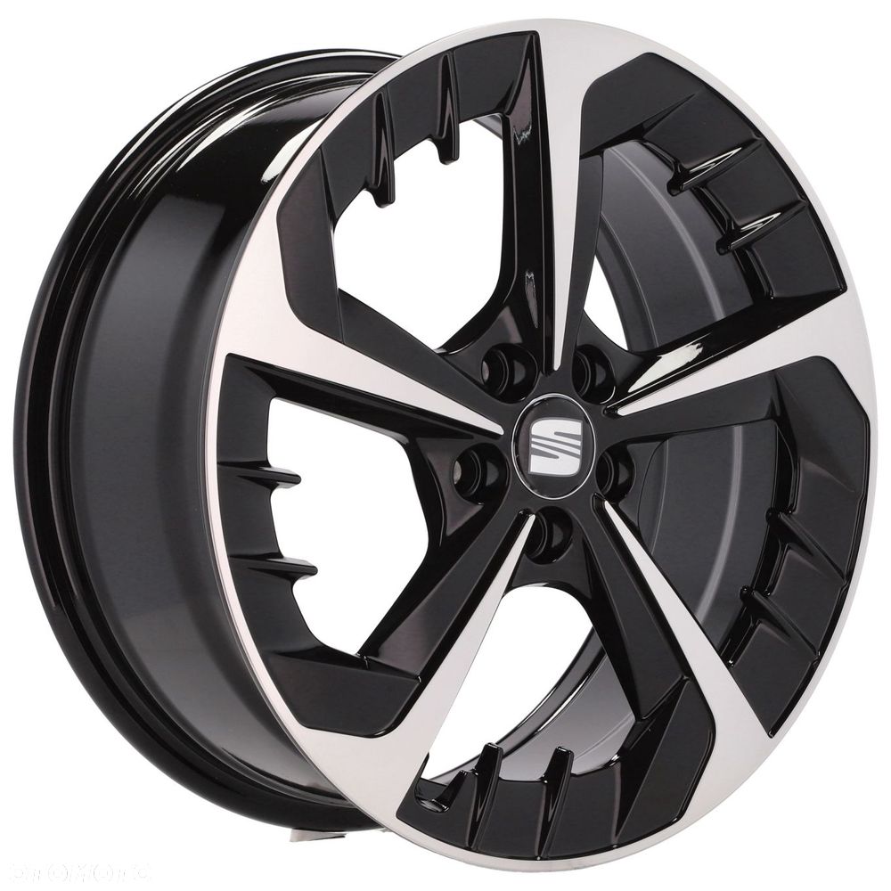 4x Felgi 17 m.in. do SEAT Arona Cordoba Ibiza Leon Toledo SKODA Fabia Kamiq VW Polo - B5943 - 7