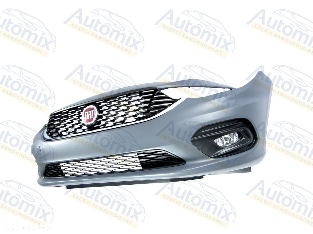 Zderzak przedni Fiat Tipo SDN 16 - 20 Atrapa + kratki + halogeny Komplet ! - 14