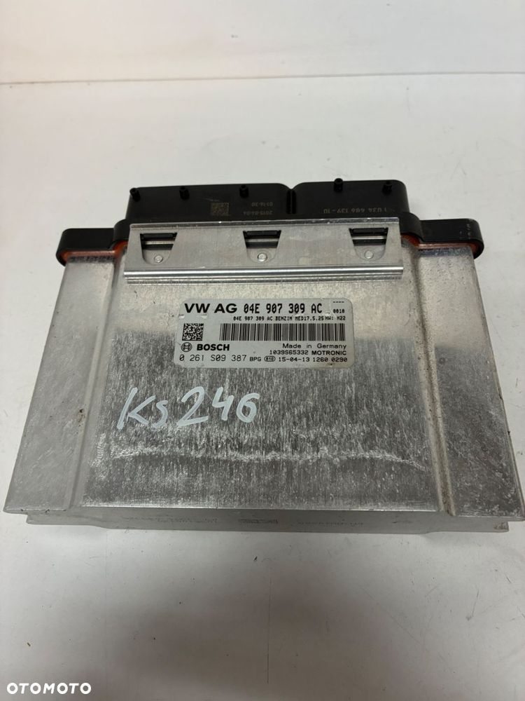 VW AUDI KOMPUTER  STEROWNIK  SILNIKA ECU 04E907309AC - 1