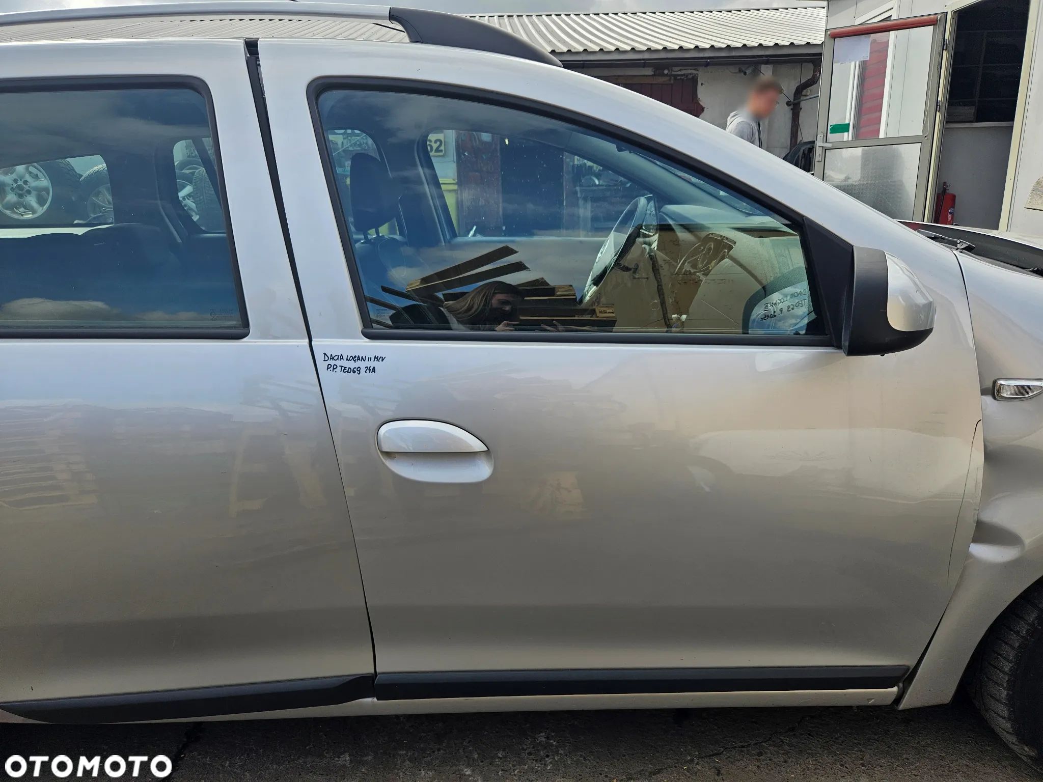 DACIA LOGAN II MCV DRZWI PRAWY PRZÓD PRAWE PRZEDNIE TED69 - 1