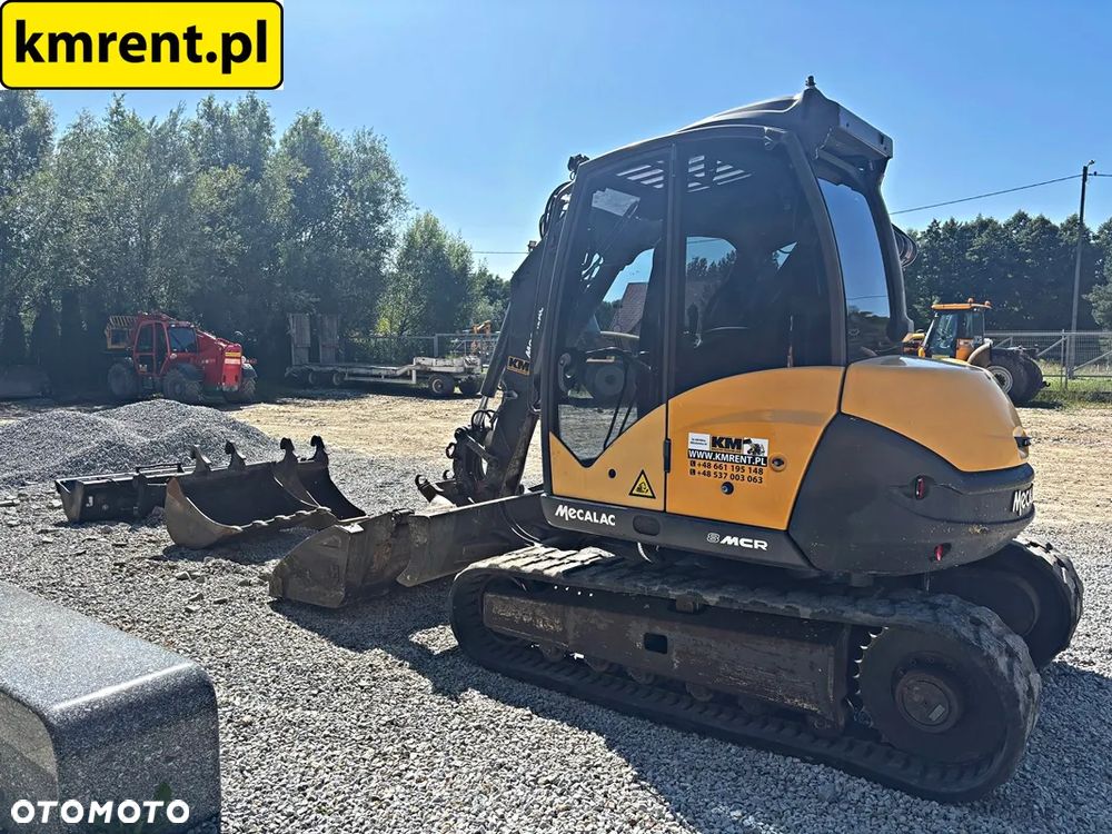 Mecalac 8 MCR MINI-KOPARKA 2018R | MECALAC 6 MCR, JCB 8065 8080 8085 85 Z VOLVO ECR 88, CAT 308, 307 , BOBCAT 80 KOMATSU PC 88 - 16
