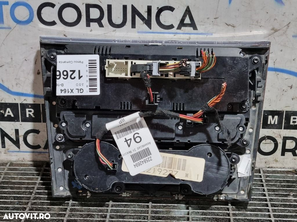 Panou Comanda AC Clima Mercedes GL X164 2006 - 2008 (1266) A2518205089 - 2