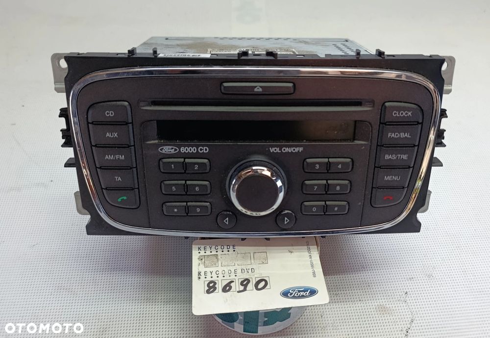 Focus MK2 radio kod C MAX I S MAX Ford - 1