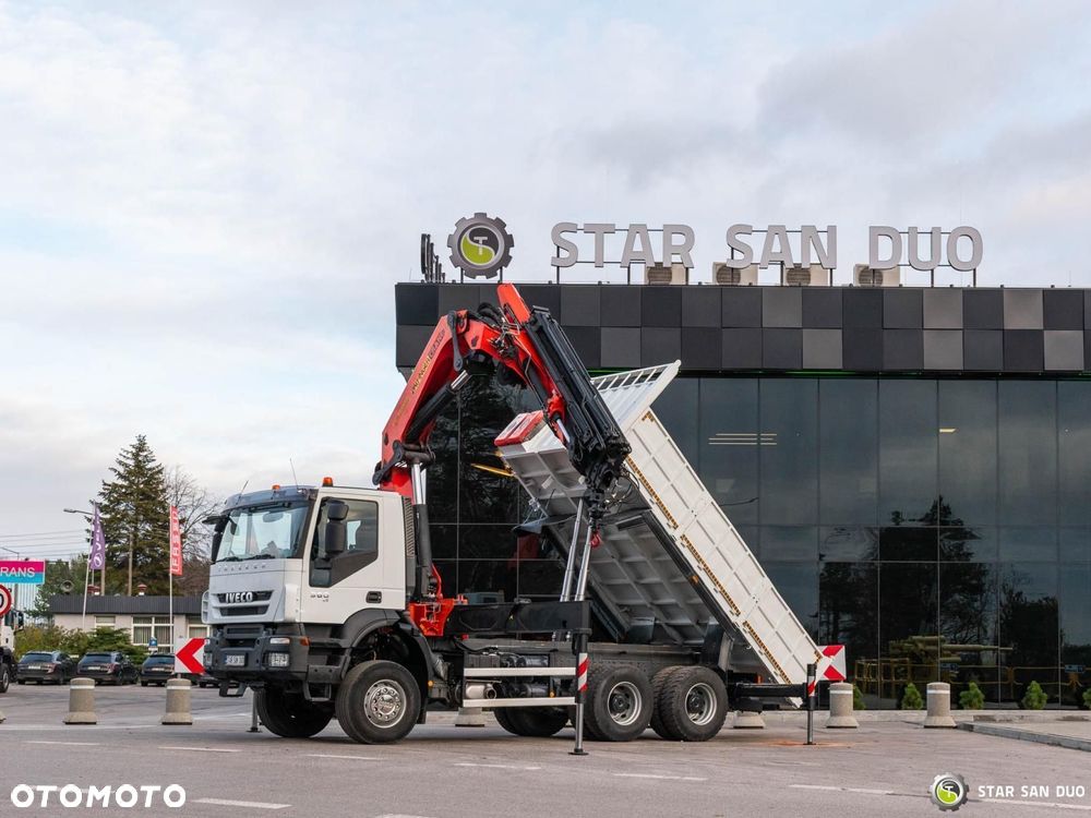 Iveco TRAKKER 360 PALFINGER PK 36002 HDS Żuraw Wywrotka Rotator - 1