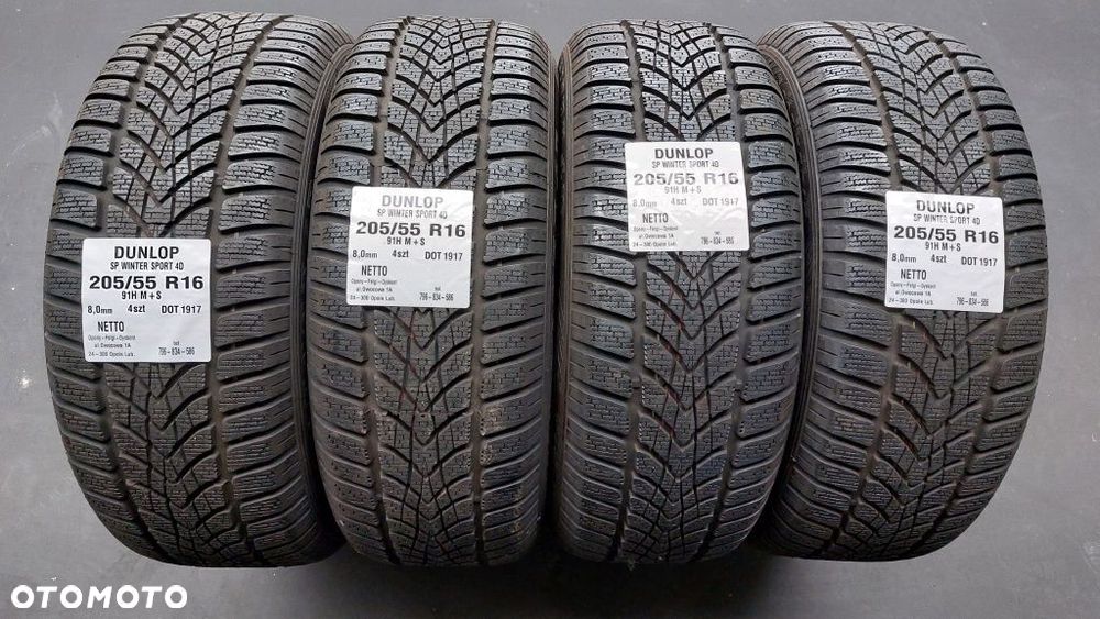 Opony Dunlop 205 55 R16