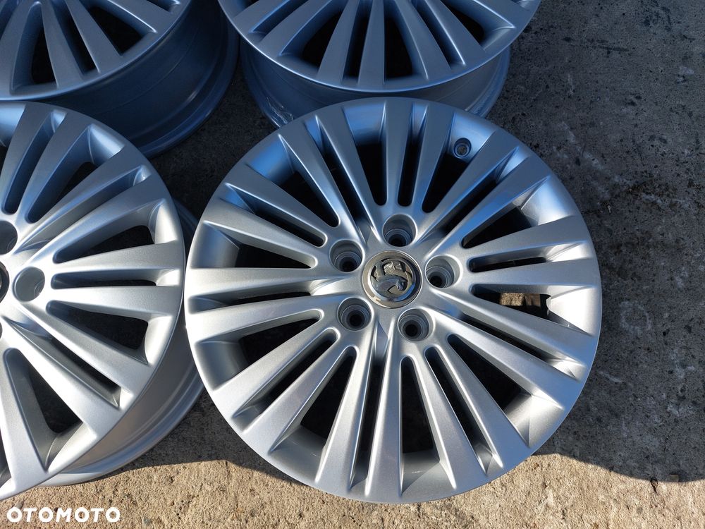OPEL MERIVA B A ZAFIRA B ASTRA H FELGI ALUMINIOWE R16 6.5J ET39 5X110 GM ORYGINAŁ JAK NOWE! - 4