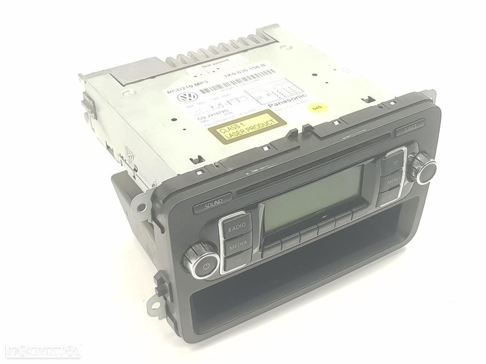 SISTEMA DE ÁUDIO RÁDIO CD VOLKSWAGEN GOLF VI 5K110.2008 - 1