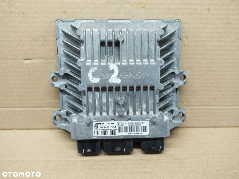 Citroen C2 C3 02-09 KOMPUTER STEROWNIK SILNIKA OE 9652890280 - 1