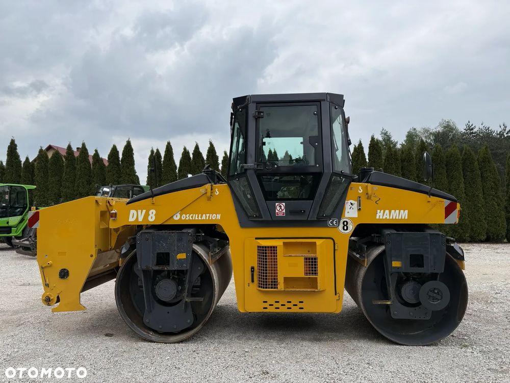 Hamm DV 8 SUPER 08V WALEC DROGOWY STALOWY / WIBRACJA OSCYLACJA / ROZSIEWACZ / ORYGINAŁ / PIĘKNY / SIEWNIK / ZRASZACZE / BOMAG DV HD 90 - 1