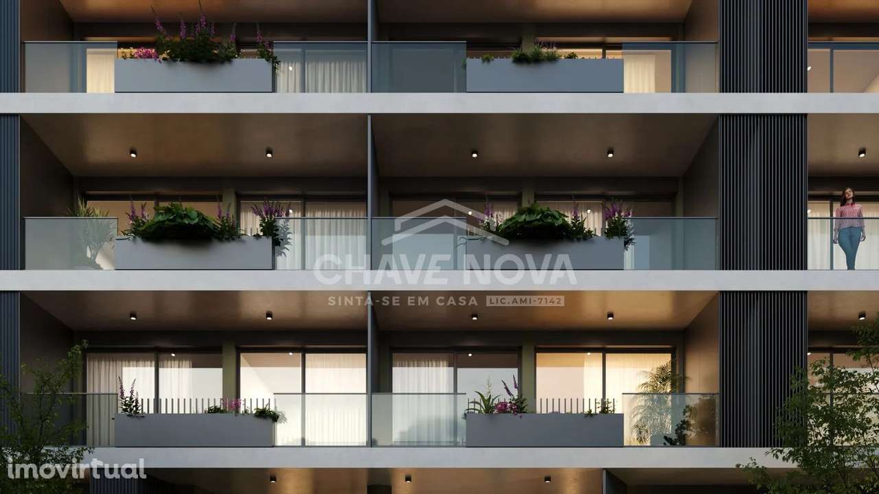 T1 Novo c/ Varanda e Lugar de Garagem, junto ao Metro, em V.N. Gaia - Grande imagem: 2/12