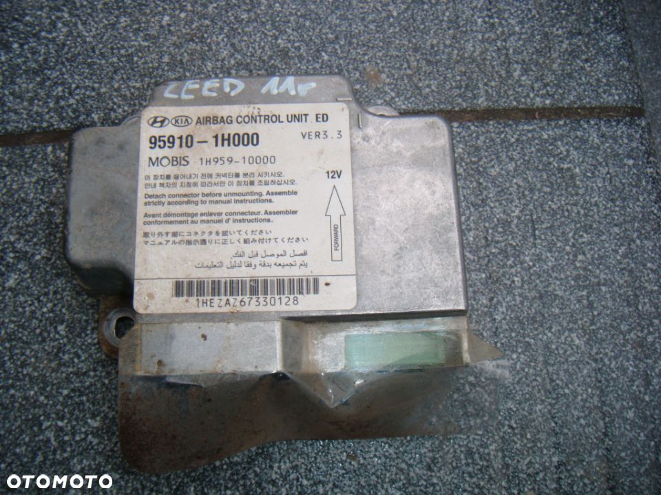 kia ceed 1 lift 11r sensor airbag 95910-1h000 - 1