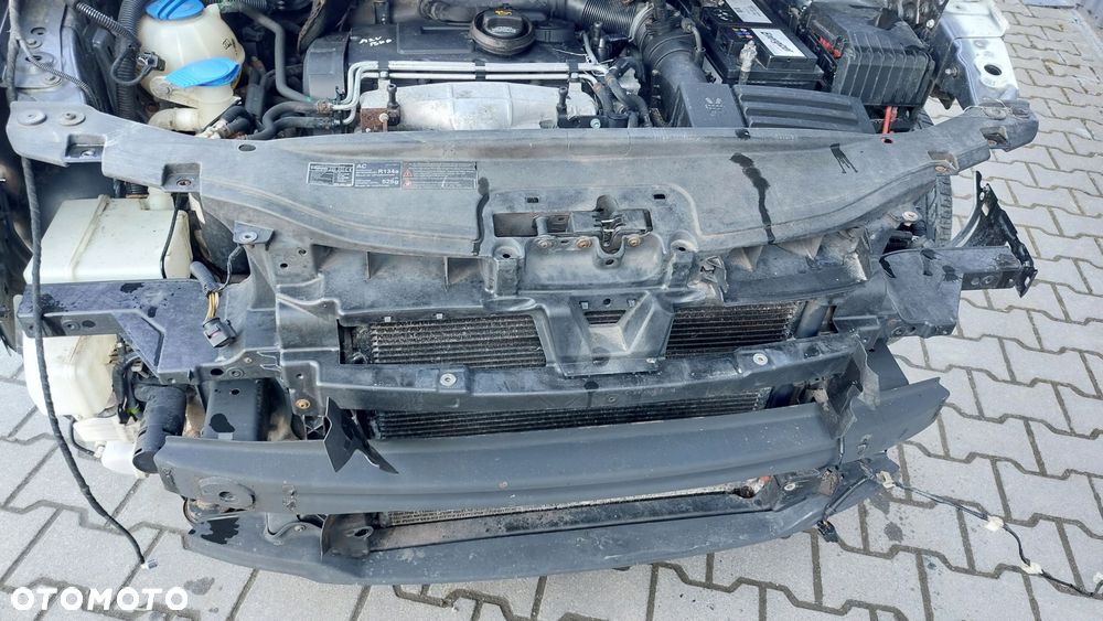 vw touran i 03r- 2.0 tdi dkd pas przedni wentylatory chłodnice belka - 1