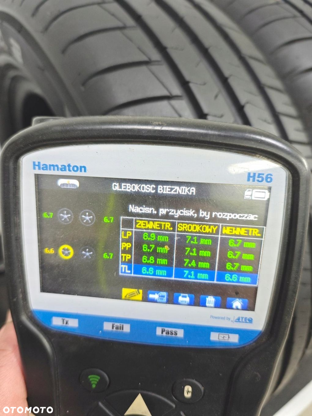 175/60r14 kumho 2016 letnie 6,5mm 50660 - 10