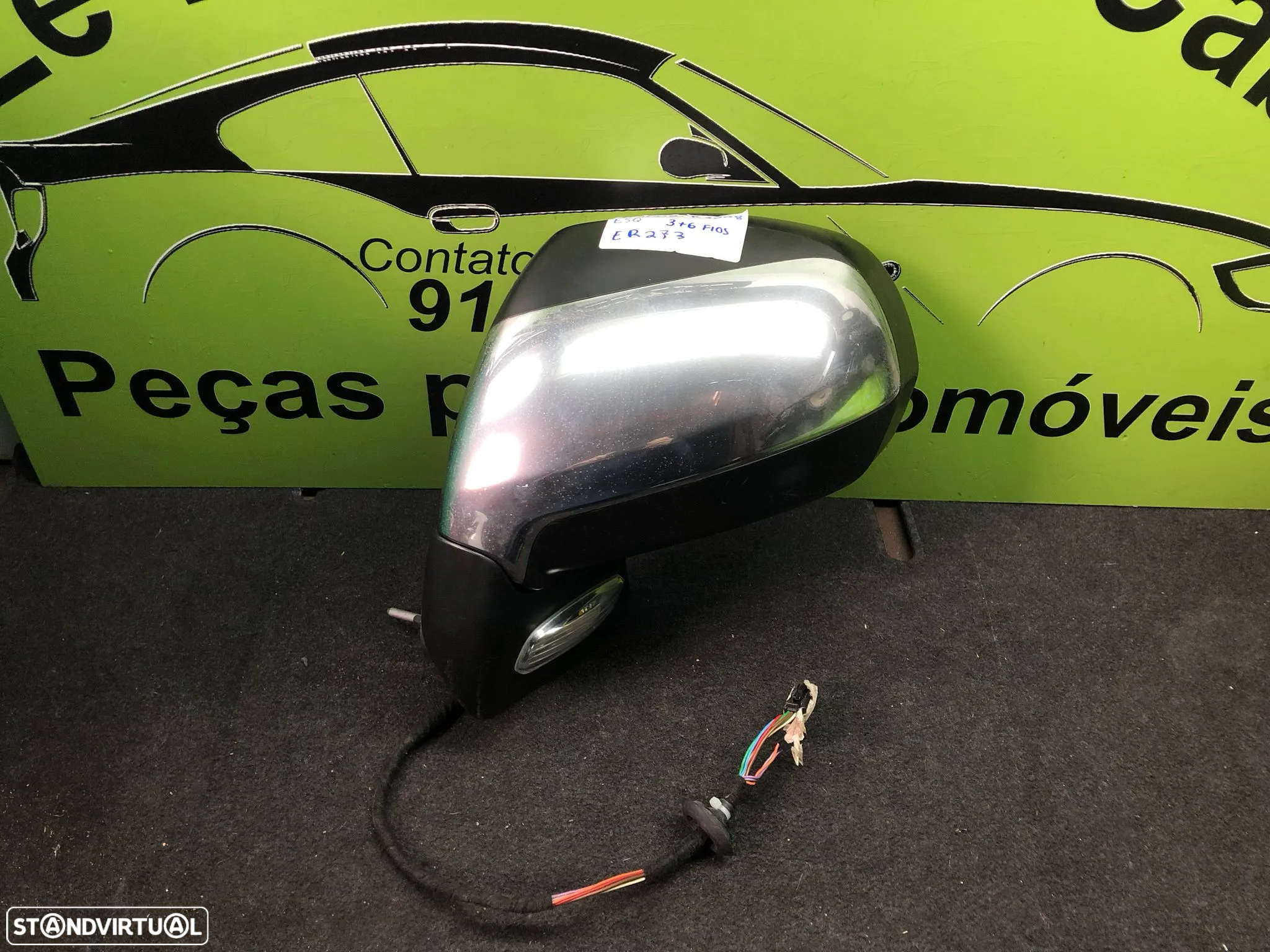 PEUGEOT 3008 / 5008 I ESPELHO RETROVISOR ESQUERDO - ER273 - 2