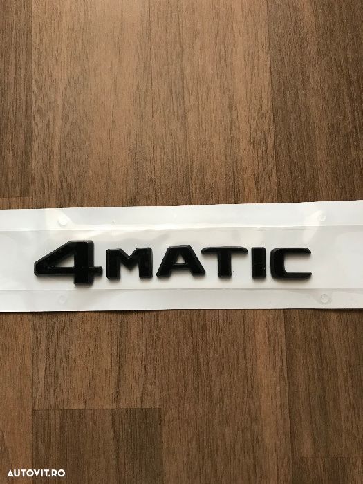 Emblema semn sigla logo grila fata portbagaj capace jante Mercedes AMG - 5