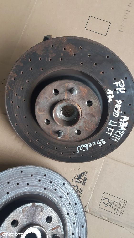 FIAT 500 LIFT ABARTH 1.4 TB ZWROTNICA PIASTA PRZÓD LEWA TARCZE - 3