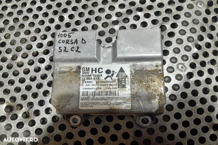 Calculator airbag 13283818 13283818 Opel Corsa D [2006 - 2011] Hatchb - 1