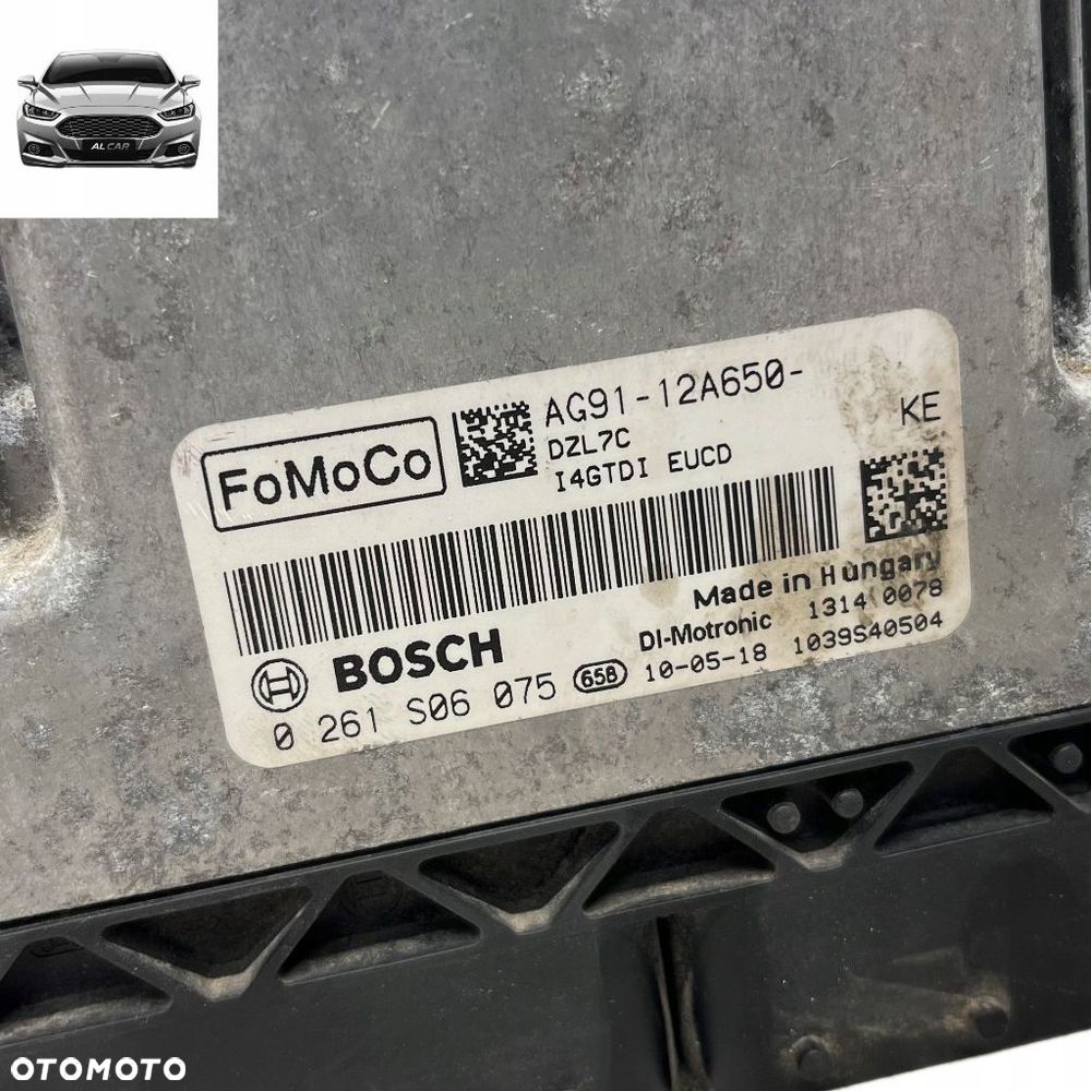 STEROWNIK SILNIKA 2.0 ECOBOOST S-MAX MK1, MONDEO MK4 AG91-12A650-KE - 2