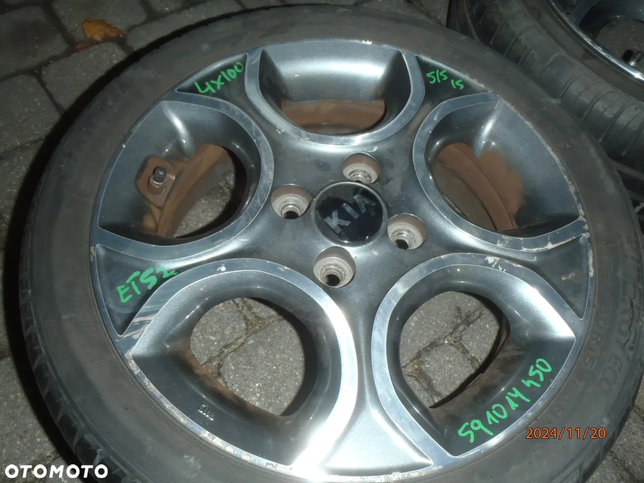 felgi felga alufelga alufelgi alu felga alu felgi kia picanto I II III kia rio KIA PICANTO FELGA 15 5.5JX15 4x100  ET52 52910-1Y450 - 3