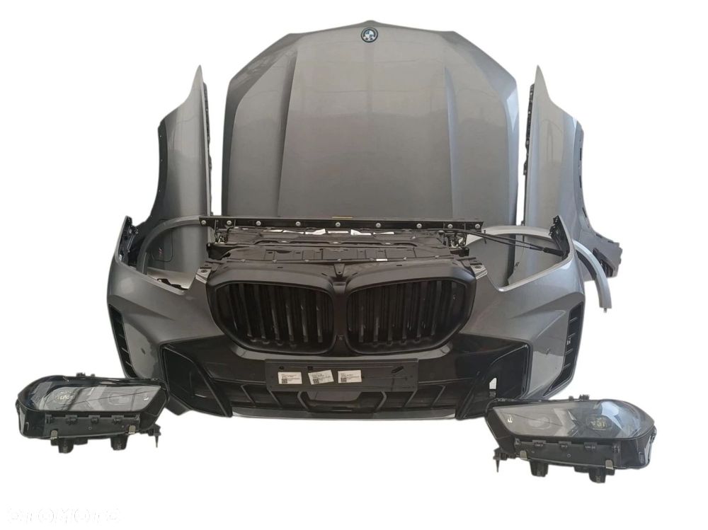 BMW X5 G05 LCI LIFT KOMPLETNY PRZÓD M PAKIET KOLOR C4W SKYSCRAPER GRAU METALLIC - 6