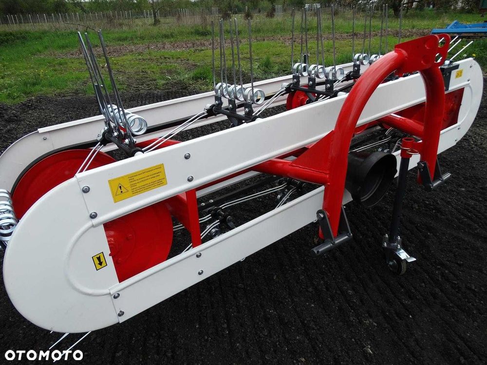 Przewracarka zgrabiarka taśmowa pasowa przetrząsarka - 3