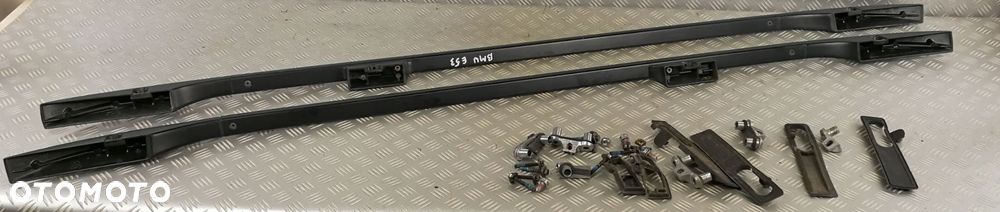 relingi dachowe dachu listwy czarne komplet BMW X5 E53 LIFT - 2