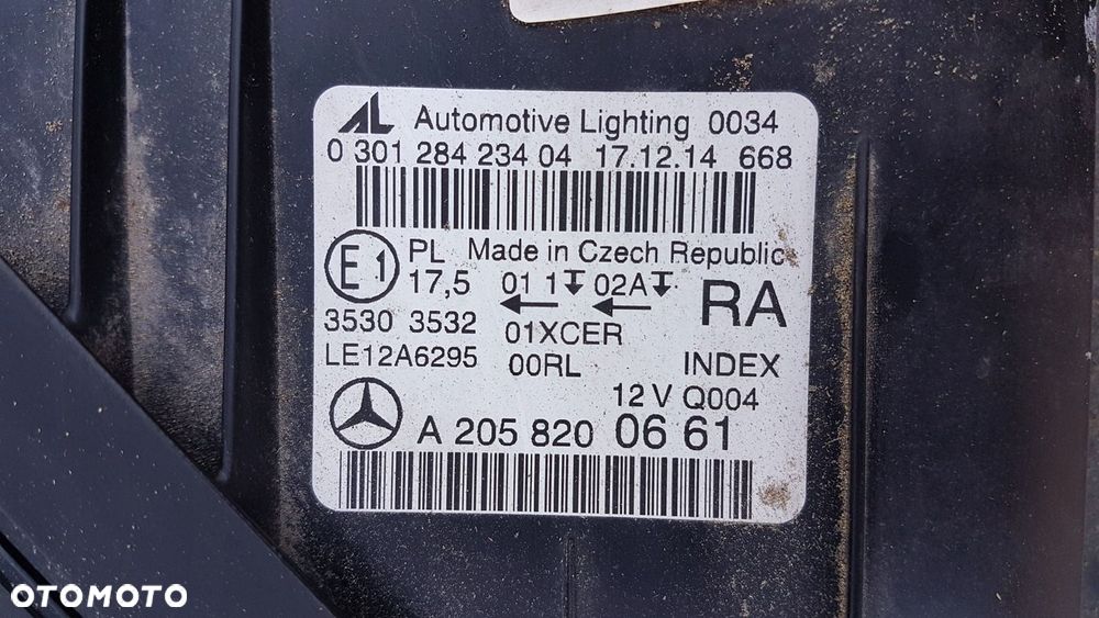 LAMPA PRZÓD PRAWA MERCEDES W205 FULL LED HIGH PERFORMANCE - 10