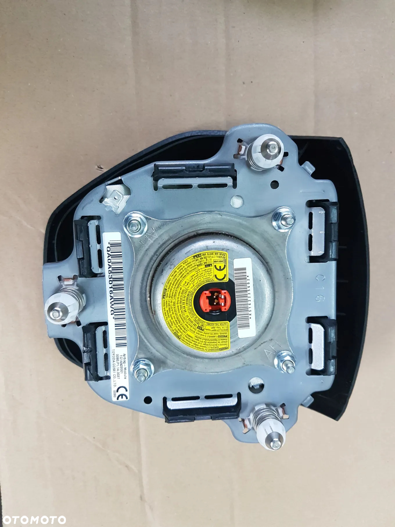 TOYOTA RAV 4 IV PODUSZKA  KIEROWCY PASY SENSOR W ORGINALE - 5