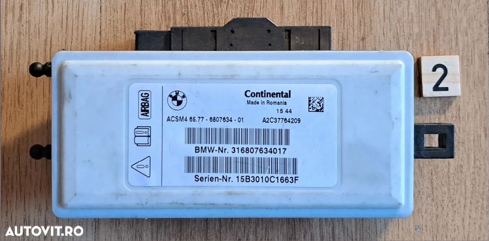 Modul Ecu airbag Original BMW F10+LCI F11+LCI F06+LCI F12+LCI F13+LCI M F85 F16 M F86 - 1