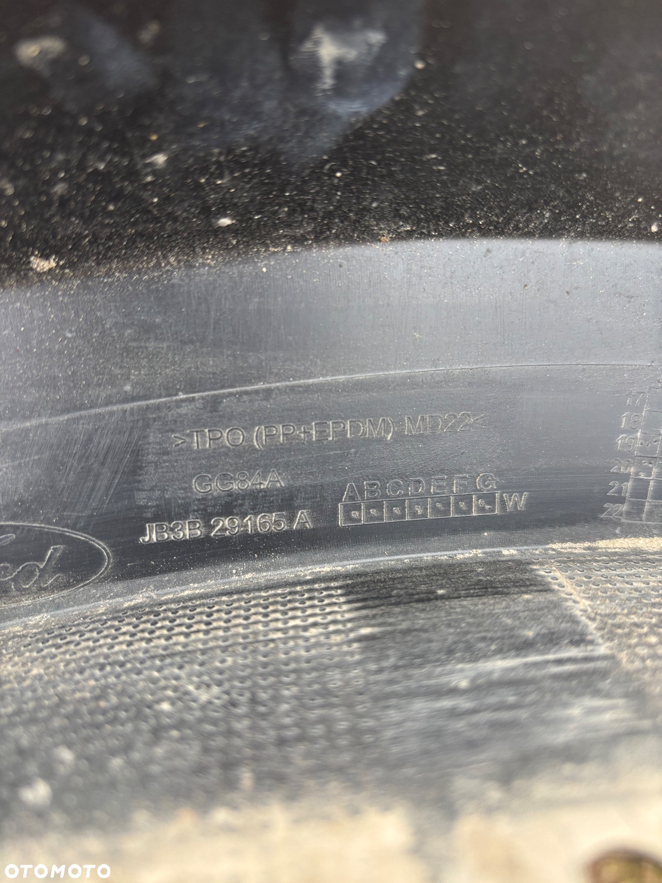 Listwa na błotnik ford ranger III lewa strona - 6