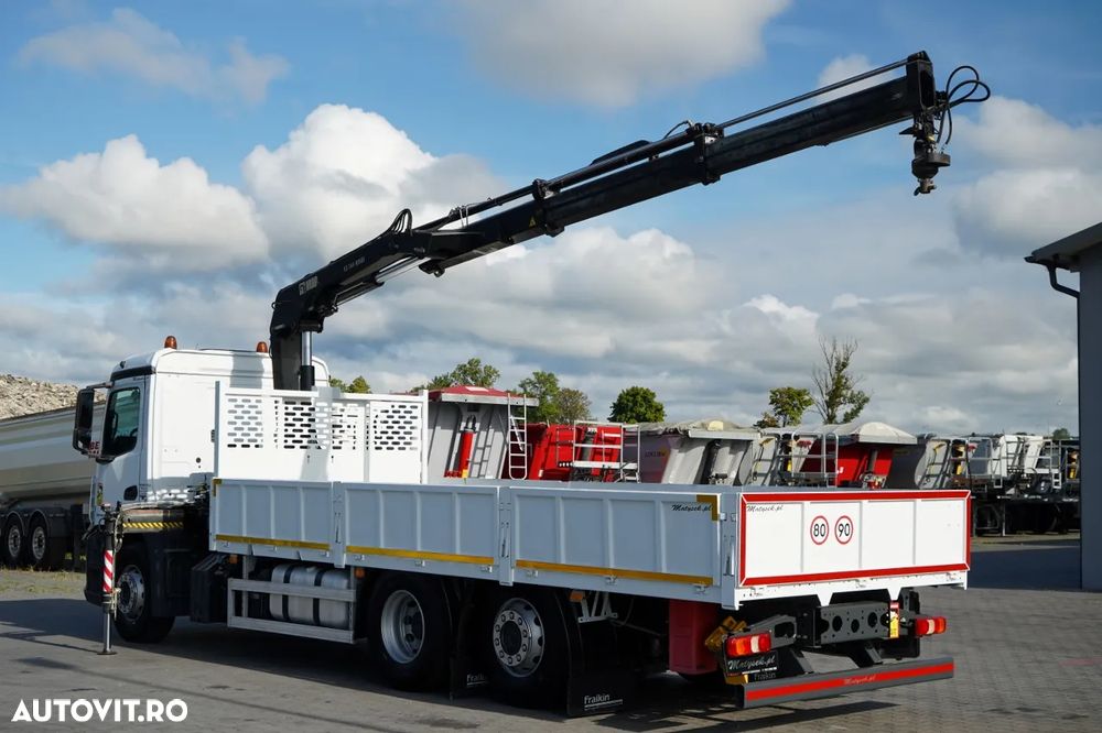 Mercedes-Benz ANTOS 2536 / 6x2 / PUNTE RIDICATĂ / PUNTE DIRECȚIE / HDS HIAB 144bs-2 Hiduo / ROTARE / TELECOMANDĂ - 7