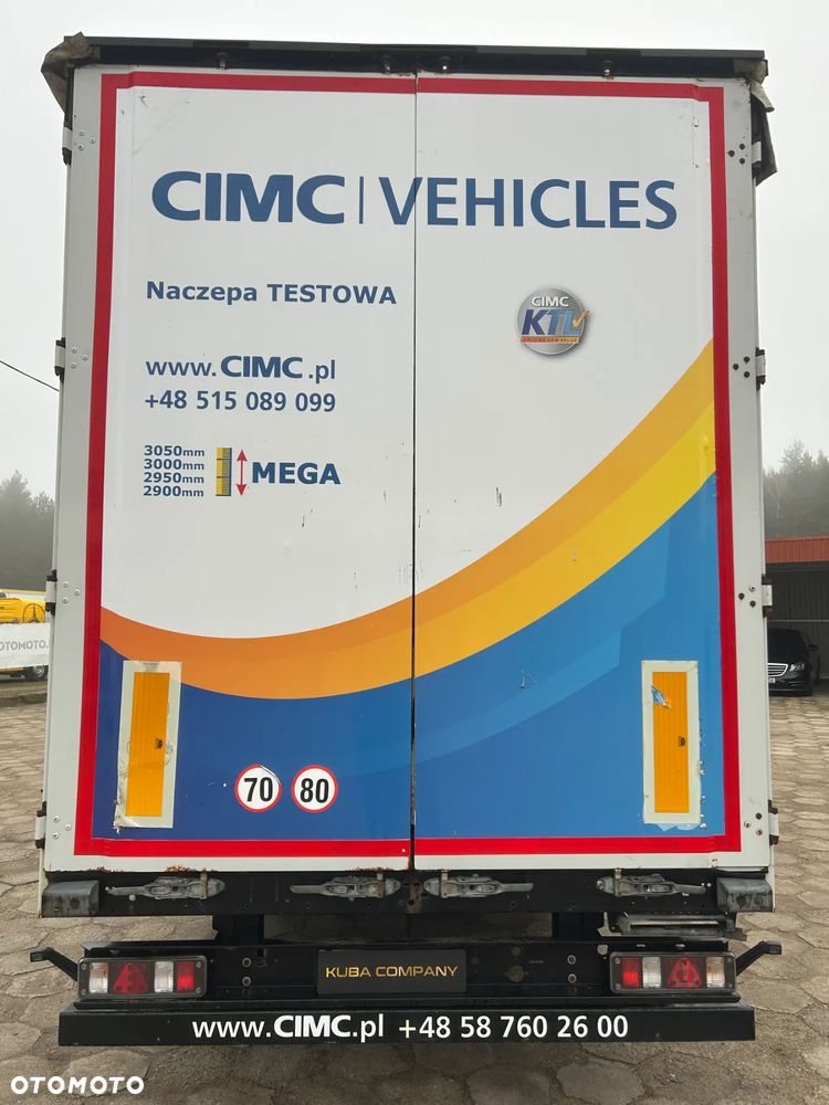CIMC FIRANKA MEGA / OSIE SAF / 2020 ROK / PODNOSZONY DACH / NACZEPA POLSKIEJ PRODUKCJI !! FIRANKA MEGA R 19.5 / PODNOSZONY REGULOWANY DACH - 4